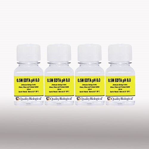 EDTA, 0.5M pH 8.0 4x100ml