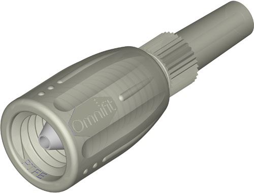 DIBA OMNIFIT ADAPTOR, MALE LUER, ETFE