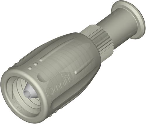 DIBA OMNIFIT ADAPTOR, FEMALE LUER, ETFE