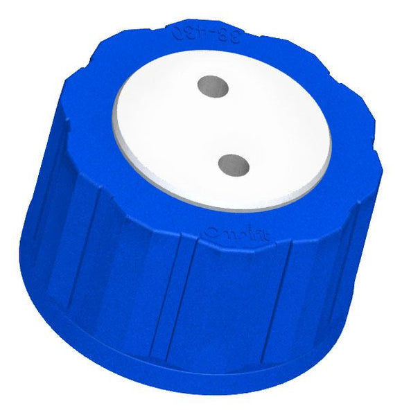 DIBA OMNIFIT T-SERIES CAP, GL32, 2 PORTS