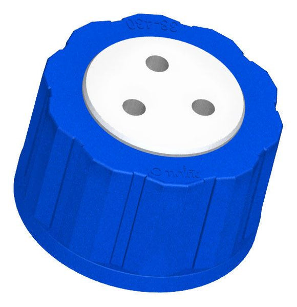 DIBA OMNIFIT T-SERIES CAP, 38-430, 3 PORTS