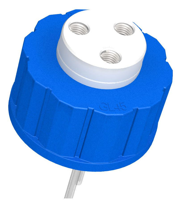 DIBA OMNIFIT Q-SERIES CAP, GL45, 3 PORTS