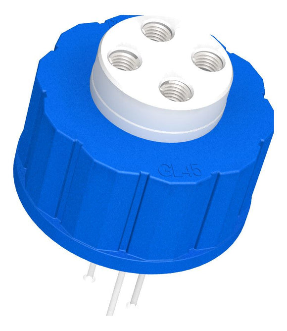 DIBA OMNIFIT Q-SERIES CAP, GL45, 4 PORTS