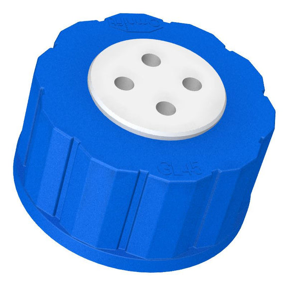 DIBA OMNIFIT T-SERIES CAP, GL45, 4 PORTS