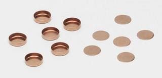 Copper Sample Pans and Covers, Pkg.199
