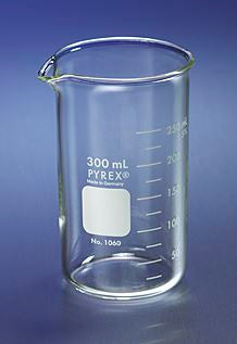 PYREX 100mL Tall Form Berzelius Beakers, with Spou