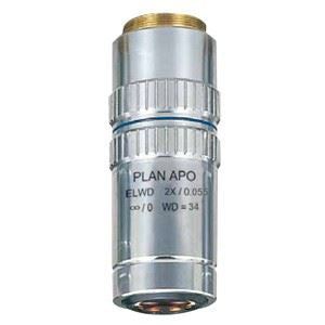 2X 0.055 N.A. 34mm WD Plan Apochromat ELWD Objecti