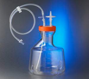 5L Polycarbonate Baffled Erlenmeyer Shake Flask wi