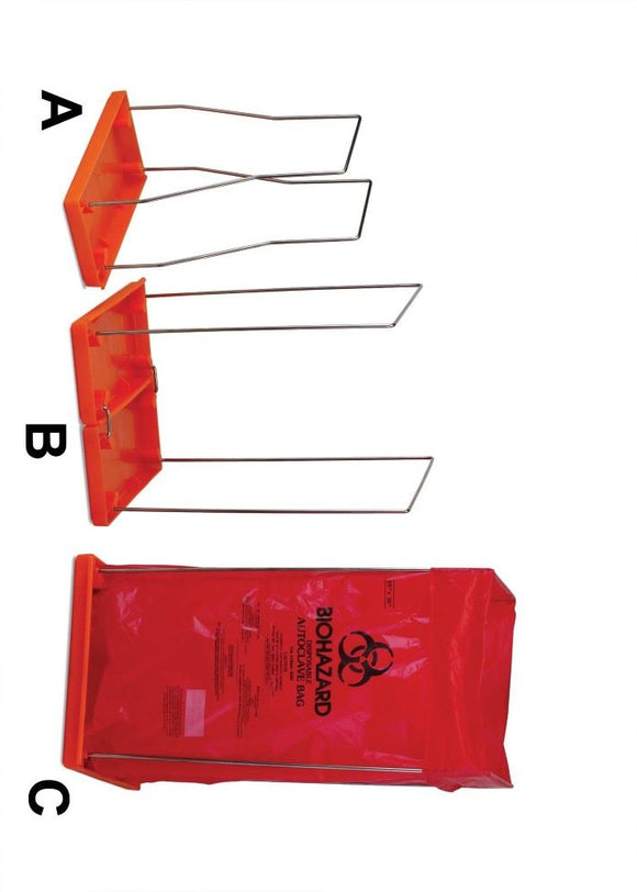 CLAVIES BIOHAZARD BAG HOLDER,SMALL