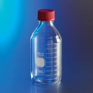 PYREX 100mL Round Media Storage Bottles, with GL45