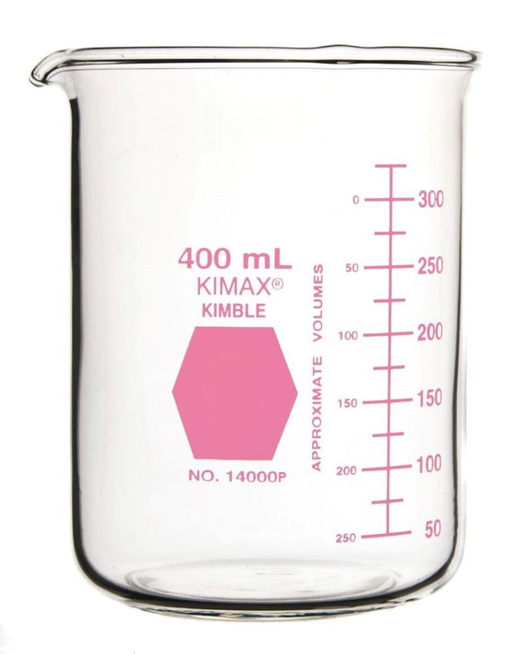 BEAKER,GRIFFIN,LOW,PINK SCALE,1000MLColorware Low