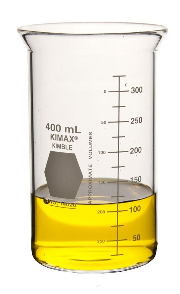 BEAKER,BERZELIUS,TALL,NO SPOUT,400MLTall Form Berz