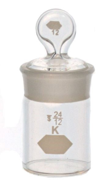 BOTTLE,WEIGHING,CYL,TALL,PLUG,25X50MMTall Cylindri