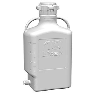 Carboy, 10L, HDPE, 83B Cap, w Spigot Each