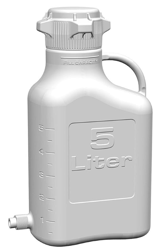 Carboy, 5L, PP, 83B Cap, w Spigot Each