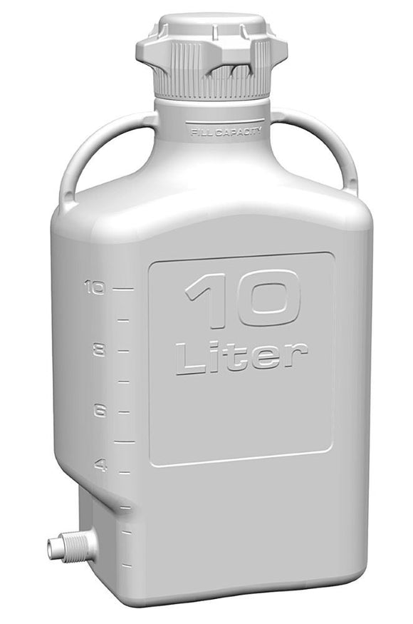 Carboy, 10L, PP, 83B Cap, w Spigot Each