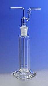 PYREX 125mL Gas Washing Bottle with Plain Tip Tube