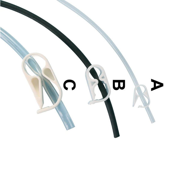 CLAMP,ACETAL,TUBING,12/PKG,144/CASE