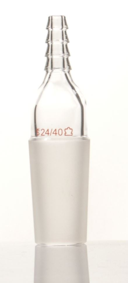 ADAPTER INLET/OUTLET 24/40Inner Joint Hose Inlet A