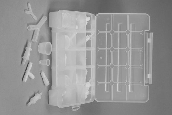 CONNECTOR KIT,TUBING,PP,BOX/72 ,QTY(72)