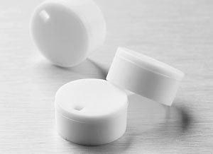 White Polypropylene Cryogenic Vial Cap Inserts