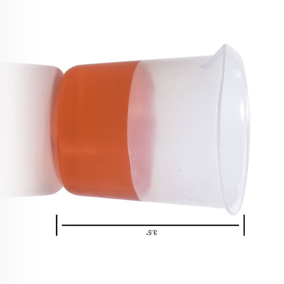 BEAKER,PP,250ML,GRADUATED,6/PKG,36/CASE