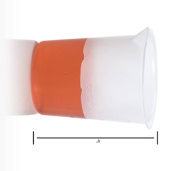BEAKER,PP,600ML,GRADUATED,4/PKG,24/CASE ,QTY(4)