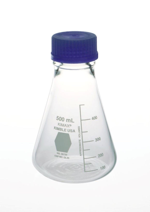 FLASK,GL45,WIDE MOUTH,SCALE,500MLCell Culture/Medi