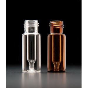350µL Clear Interlocked™ Vial/Flat Bottom Insert,