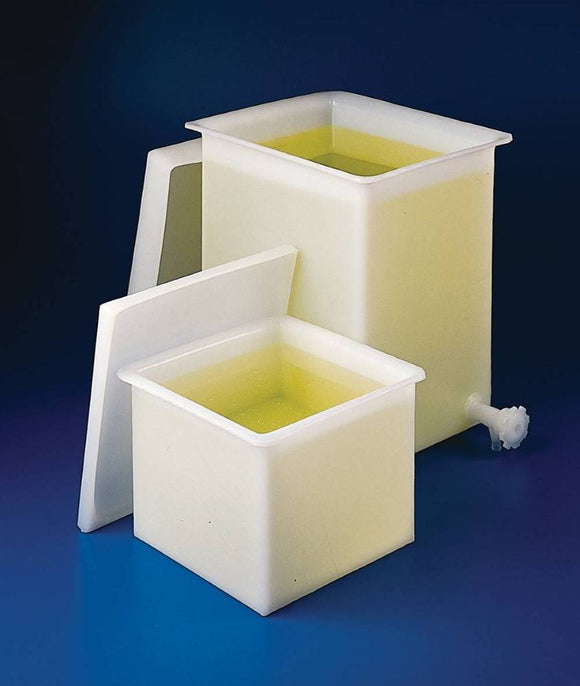TANK,PE,RECTANGULAR,WITH/LID & FAUCET,