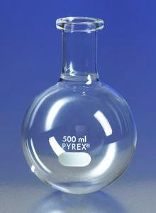 4260-12L PYREX 12L Short Ring Neck Boiling Flask, Round Bot