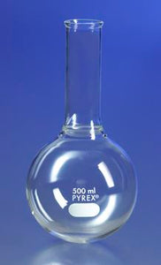 4280-2L PYREX 2L Long Neck Boiling Flask, Round Bottom, To