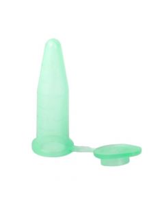 1.5mL Flat Top Microcentrifuge Tube Green PK of 49