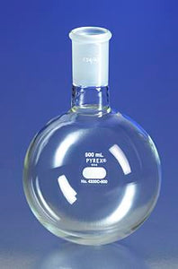 4320C-12L PYREX 12L Heavy Wall Short Neck Boiling Flask, Rou