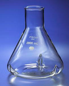 4423-2XL PYREX 2800mL Fernbach-Style Culture Flask with Baf