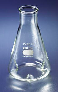 4450-500 PYREX 500mL Narrow Mouth Erlenmeyer Flask with Baf