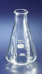 4460-50 PYREX 35mL Trypsinizing Flasks with Baffles