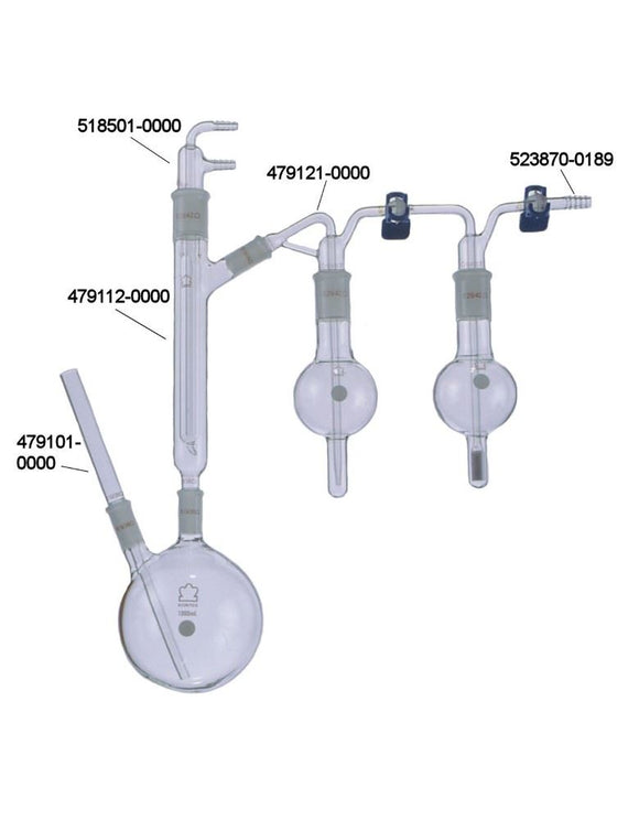 BUBBLER TUBE 19/38Scrubber Tube for Cyanide Appara