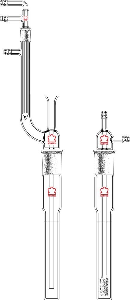 MidiVap 4000 Cyanide glassware 1 setMidivap 4000 C