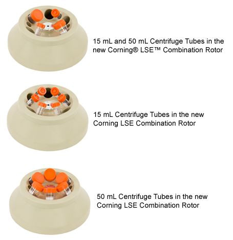 LSE™ 5mL, 15 mL and 50 mL Combination Rotor