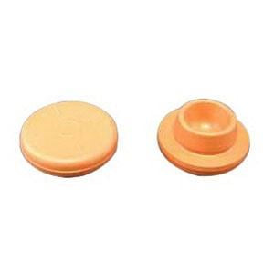 20mm Red Isoprene Rubber Snap On Stopper, Siliconi