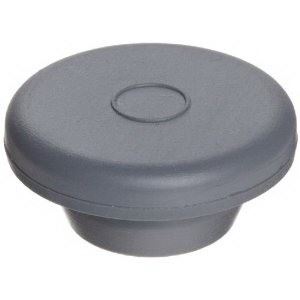 20mm Gray Chlorobutyl Straight Wall Stopper QTY (1