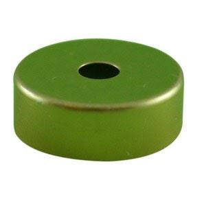 20mm Gold Tin Plate Magnetic Seal, 5mm Hole, 0.100