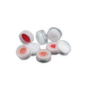 13mm Clear Snap Cap, PTFE/Silicone Lined 10-PK(100