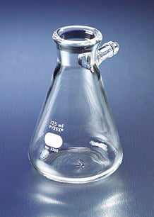 PYREX125mL Micro Filtering Flasks with Sidearm Tub