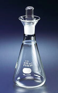 PYREX 250mL Iodine Determination Flasks with Glass