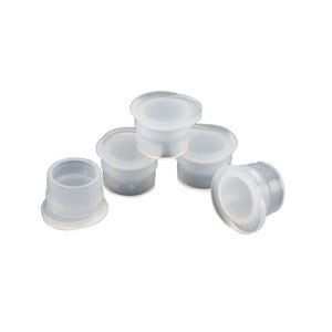 12mm Clear Polyethylene Flat Top Snap Plug 10-PK(1