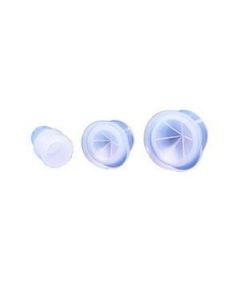 8mm Clear Polyethylene Starburst Conical Snap Plug