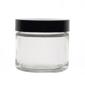 JAR,SS,CLR,4OZ,PHEN,14B RBRClear Glass Straight-Si