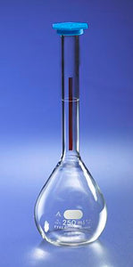 PYREX 25mL Class A Lifetime Red Volumetric Flask w